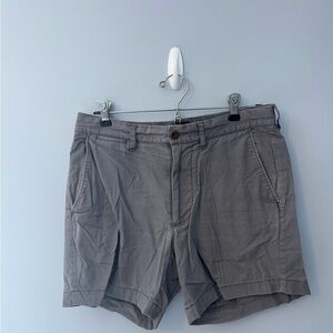J. Crew Men's Charcoal Flat Front Shorts